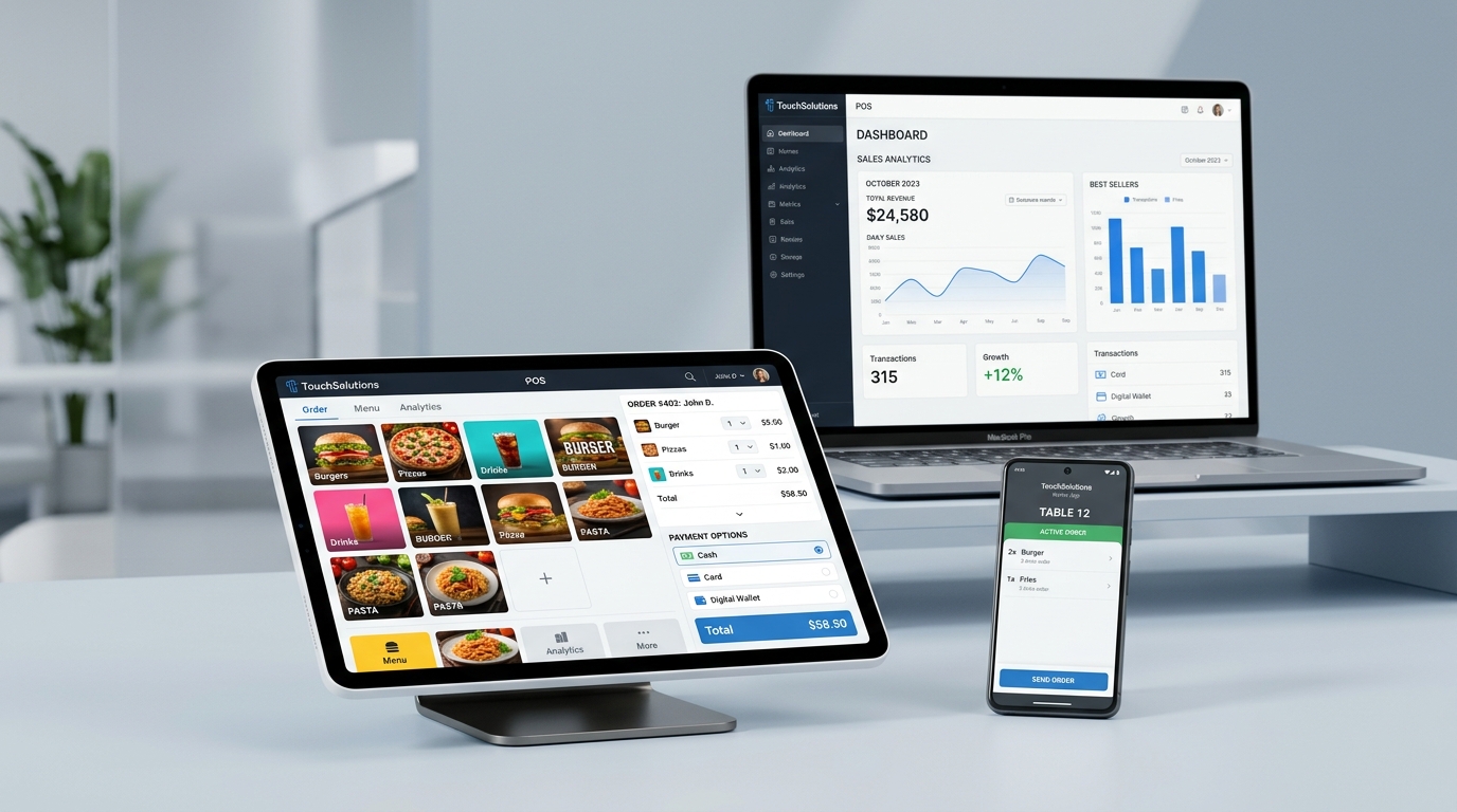 TouchSolutions Suite POS, Dashboard y Móvil